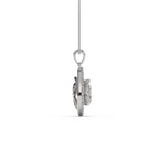 Peardrop Solitaire Diamond Pendant