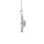 Solitaire Clover-Shaped Pendant