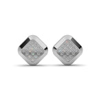 Classic Edge Silver Stud Earring