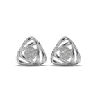 Triangular Sleek Diamond Stud