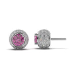 Encircled Sparkling Diamond Stud