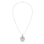 Snowflake Motif Silver Pendant