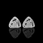 Triangular Sleek Diamond Stud