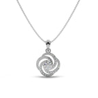 Ripple Bloom Silver Pendant-RJCP1035S