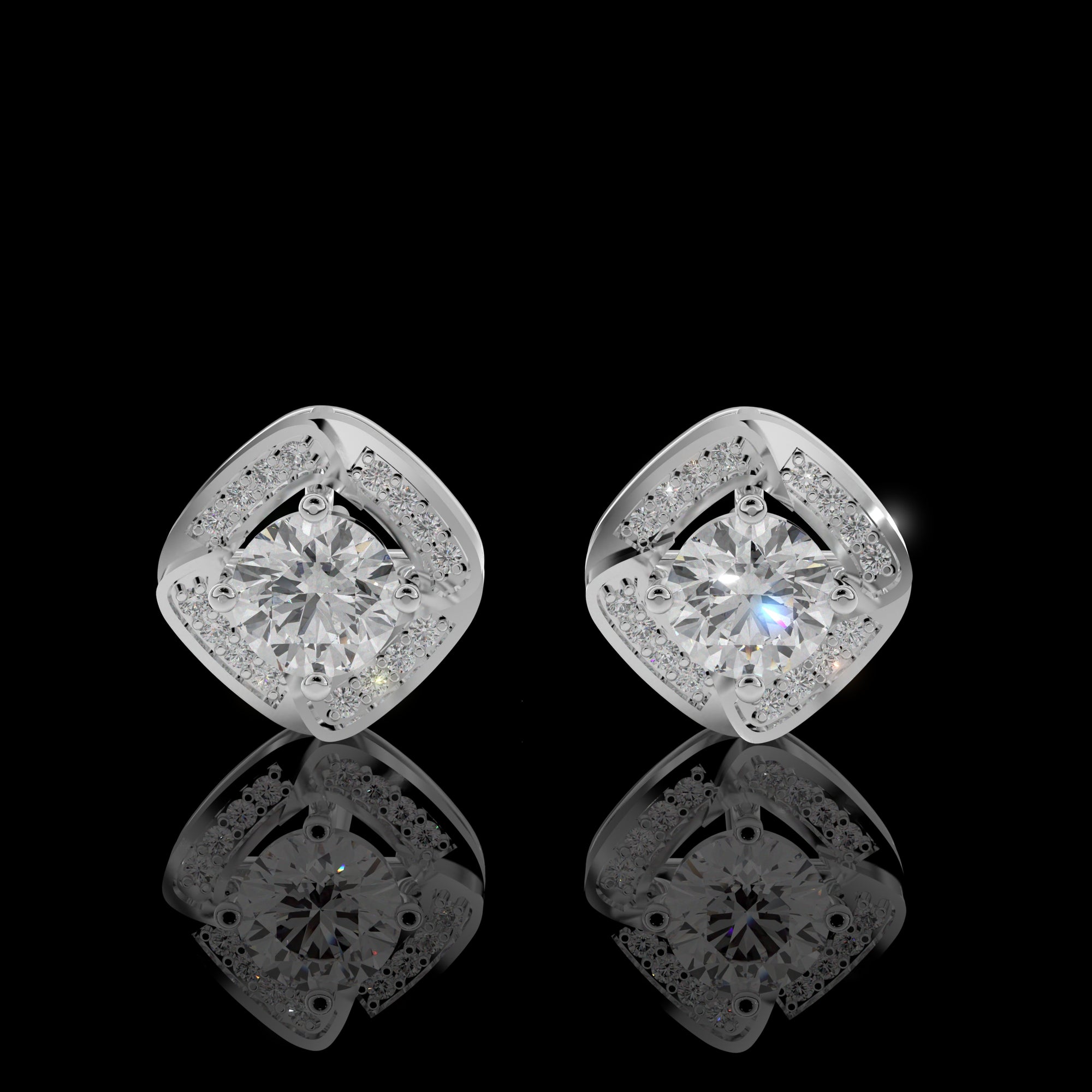 Fiery Flair Enigmatic Stud Earrings