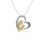 Beloved Mom Silver Pendant