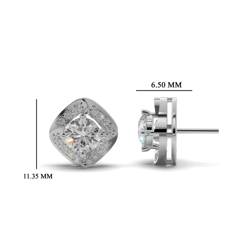 Fiery Flair Enigmatic Stud Earring