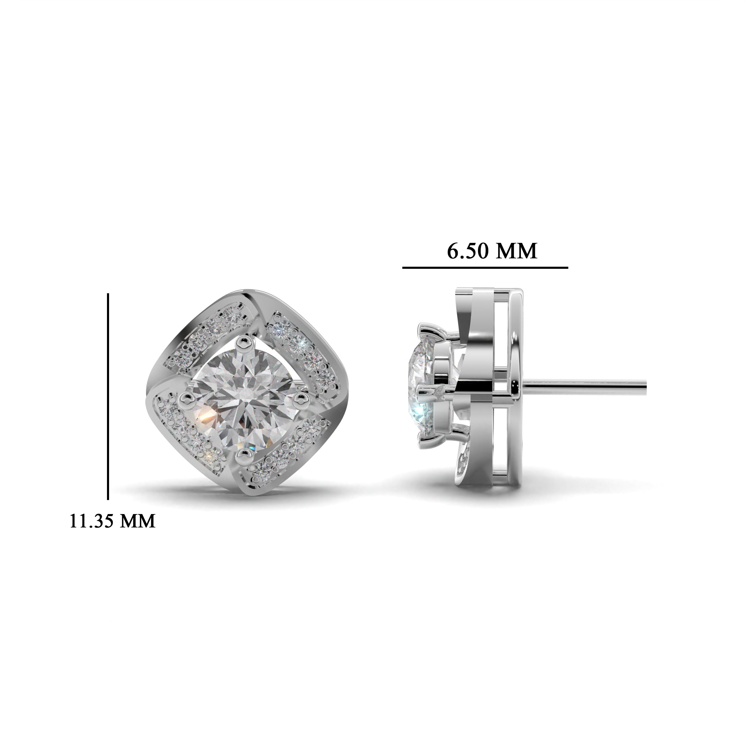 Fiery Flair Enigmatic Stud Earring