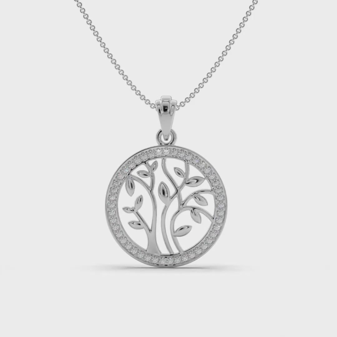 Tree of Life Silver Pendant