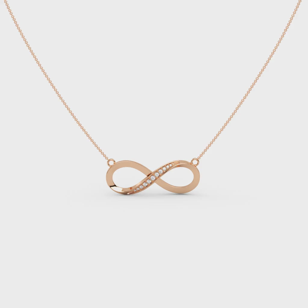 Accent Infinity Silver Pendant
