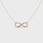Accent Infinity Silver Pendant