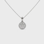 Illusion Round Diamond Pendant