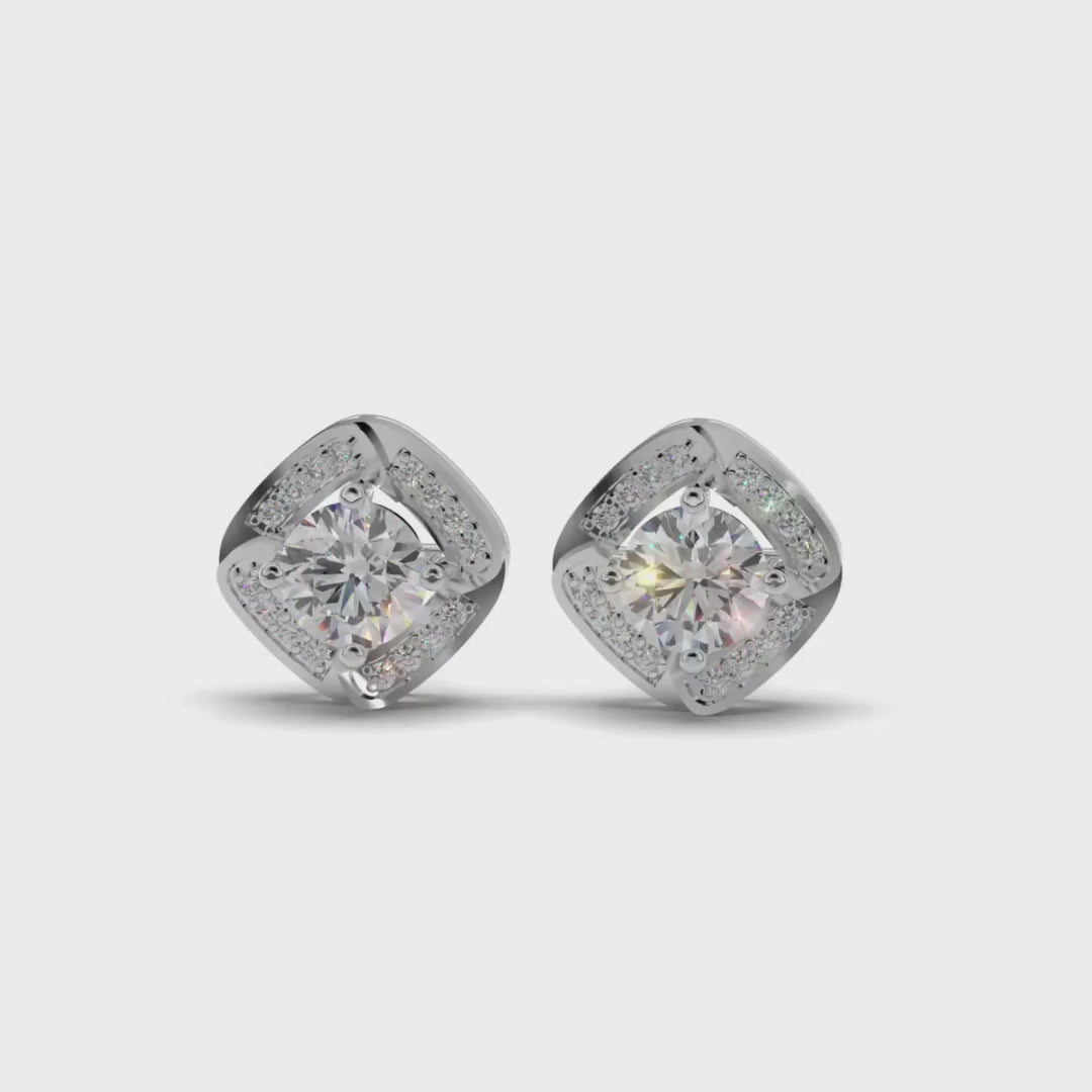 Fiery Flair Enigmatic Stud Earrings