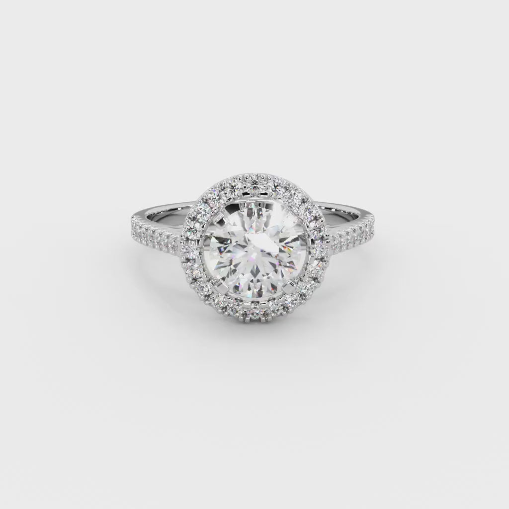 Queen Solitaire Diamond Ring