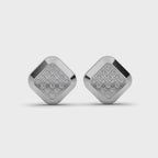 Classic Edge Silver Stud Earring