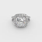 Cushion Cut Diamond Ring