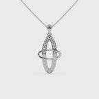 Simulate Circle Diamond Pendant