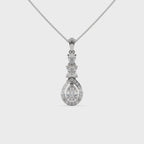 Florent Pear Drop Diamond Pendant