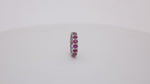 Load and play video in Gallery viewer, Pink Baguette Silver Ring
